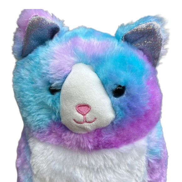 Kellytoy‎ My Chubby Cat Plush Adorable Soft Stuffed Animal Blue White Kids Toy - Picture 2 of 6